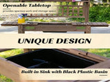 Garden Work BenchOpen Shelf Storage 40281989