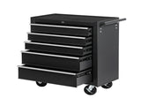 5-Drawer Rolling Tool Chest w/Lock & Key, Tool Storage Cabinet with Wheels, Top Cushion & Drawer 34794429