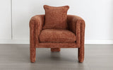 ZUN Modern Style Accent Chair Armchair for Living Room, Bedroom, Guest Room,Office,Burnt Orange WF315696AAO