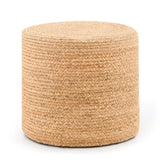 Handmade Woven Foot Stool Natural Water Hyacinth Ottoman for Home Decor & Seating 73348920