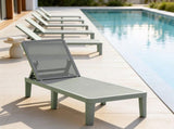 Outdoor Lounger Chair, Green B2783P583465