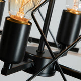 4-Light Farmhouse Chandeliers For Dining Room Oak NEW SKU W1340P206639 W134070875