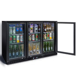 ORIKOOL Beverage Refrigerators Cooler 53 inch 3 Glass Door Back Bar, 480 Cans Commercial Display Bar W2095P162741