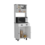 Salem Kitchen Pantry with 2 Cabinets, 2 Open Shelves, and Drawer B200P173183