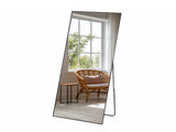 Wall Full Length Mirror, Standing Mirror Full Body with Aluminium Frame, Cloakroom Modern 28294150