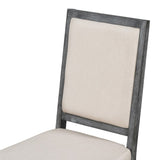 TREXM Retro Style Dining Chair Set with 4 Upholstered Chairs for Dining Room and Living Room WF305981AAB