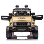 ZUN Licensed TOYOTA FJ Cruiser,12V Kids ride on car 2.4G W/Parents Remote Control,electric car for W1396107512