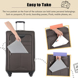 Softside Luggage Expandable 3 Piece Set Suitcase with Duffel Bag Upright Spinner Softshell N732P201004E