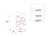 White Medicine Cabinet with One Door B062P252169