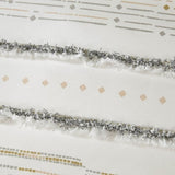 Cotton Printed Comforter Set with Trims Off White/Gray Full/Queen B03596409