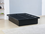 Modern Style Heavy Duty Full Size Platform Bed Frame made with Metal and 16 Inch height in Black B009P207836