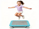 25.5 Inch Kids Mini Trampoline with Non-Slip EVA Jumping Surface, Rounded Edge PU Foam Foot Pads 79450087