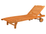 183*58*36.5cm Outdoor Garden Fir With Wheels And Drawers Two-Speed Adjustment Garden Wooden Bed 26963924