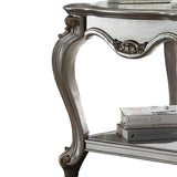 Antique Platinum 1-Shelf End Table B062P209103