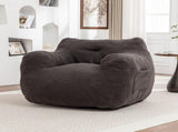 Bean Bag Chair, Bean Bag Sofa Chair with Armrests Stuffed High-Density Foam, Lazy Sofa Comfy Chairs W2200P454021