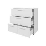 Oto Dresser with 4 Spacious Drawers, White B128P343783