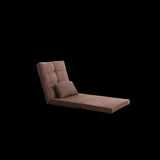 Triple Fold Down Sofa Bed, Adjustable Floor Couch Sofa with One Pillow, 5 Reclining Position, W24431118