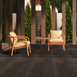 27pcs Wood Interlocking Deck Tiles 11.8"x11.8", Waterproof Flooring Tiles for Indoor and Outdoor, 34814448
