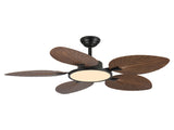 52inch Tropical Palm Leaf Ceiling Fan with Lights & Remote Control W2878P333281