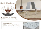 Modern Style Chairs Set of 6 in Light Gray, Essential for Minimalist Homes.Meeting Family W2920P264324