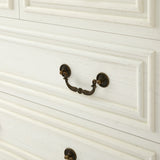 Modern White 5-Drawer Dresser for Bedroom - Ample Storage Wide Chest of Drawers, Sturdy & Safe 86481478