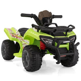 ZUN 6V Kids Ride-On ATV Car, Powered 4-Wheeler Quad w/ Music Horn USB MP3, 1.9 MPH Max Speed, Electric W2181P190018