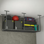 ZUN 3 ft. x 8 ft. Overhead Garage Storage Rack Heavy Duty Metal Garage Ceiling Storage Racks 24684900