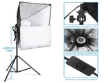 Softbox Lighting Kit, Photo Equipment Studio Softbox 20" x 27", with E27 Socket and 2x5500K Instant 02553990