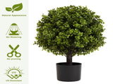 22in Boxwood Ball Shaped Artificial Topiary Shrubs Tree in Pot for Home and Garden Decoration W2945P359770