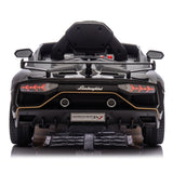 ZUN 12V Kids Ride On Car W/Parents Remote Control,Licensed Lamborghini Aventador Xago,Hydraulic pressure W1396P184347