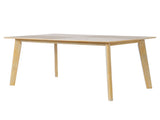 Retro Dining Table, Kitchen Room Table for 6, Minimalist Rectangular Dinette Table for Dining Room N752P294999D