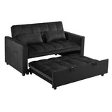 Convertible Sofa Bed,3-in-1 Pull Out Couch Bed with Reclining Backrest and Pillows,Sofa Bed Chair W2941P243734