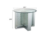 Nysa Mirrored & Faux Crystals End Table B2726P446707