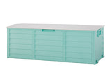 75gal 280L Outdoor Garden Plastic Storage Deck Box Chest Tools Cushions Toys Lockable Seat 33688203