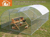 Chicken Nesting Box with Asphalt Roofing, Perch for Coop, Nesting Boxes with Swing, 56678697