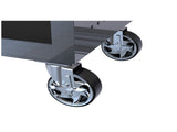 4 DRAWERS MULTIFUNCTIONAL TOOL CART WITH WHEELS AND WOODEN TOP W110265906