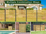 72.8"H x 38.5"W Cedar Wood Privacy Screen, Outdoor Privacy Walls, Privacy Wood Fence for 42318407