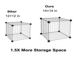 16-Cube Organizer Cube Storage Storage Shelves Wire Cube Storage Origami Shelves Metal Grid 22202561