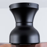 Hot sales 52 Inch Modern Black Fans With Lights, 3 Color Dimmable LED, 3 Solide Wood Blades W2991P338636