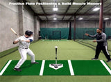 10ft x 3ft Softball Pitching Mat with Artificial Turf, Indoor & Outdoor Training Aid for Pitching 39819256