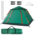ZUN 4-5 Person Camping Tent Outdoor Foldable Waterproof Tent with 2 Mosquito Nets Windows Carrying Bag 44651194