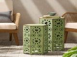 Outdoor ELIANA SIDE TABLE,2 PCS 69740.00CGRN