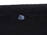 Fuji 49" Upholstered Oval Storage Bench, Ebony Black Boucle B2719P238463
