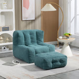 Fluffy bean bag chair, comfortable bean bag for adults and children, super soft lazy sofa chair with W1996131226