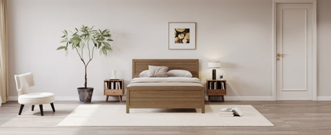 ZUN Wood Platform Bed Frame with Headboard, Mattress Foundation with Wood Slat Support, No Box Spring WF321012AAD