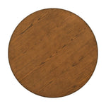 ZUN TOPMAX Mid-Century Solid Wood Round Dining Table for Small Places, Walnut Table WF296298AAD