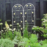 2 Pack Metal Garden Trellis 71" x 19.7" Rustproof Trellis for Climbing Plants Outdoor Flower Support W1586135957