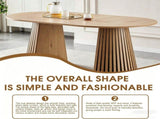 Wooden Dining Table, Flexible and Extendable, Multi-functional and Space-saving, Fashionable Oval 92859442