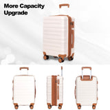 ZUN luggage sets 3 piece,carry-on luggage with wheels,check in luggage,28/24/20 inch luggage,tsa W2880P208383