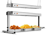 HT-24H US Standard 110V 750W Food Warmer Silver Stainless Steel Dual-Mode 52895610